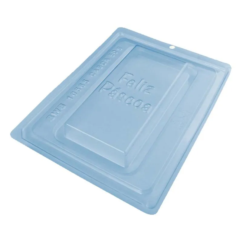 Forma PVC Silicone Barra Feliz Páscoa - BWB