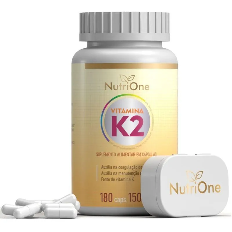 Vitamina K2 Mk7 Menaquinona 180 Capsulas 500mg