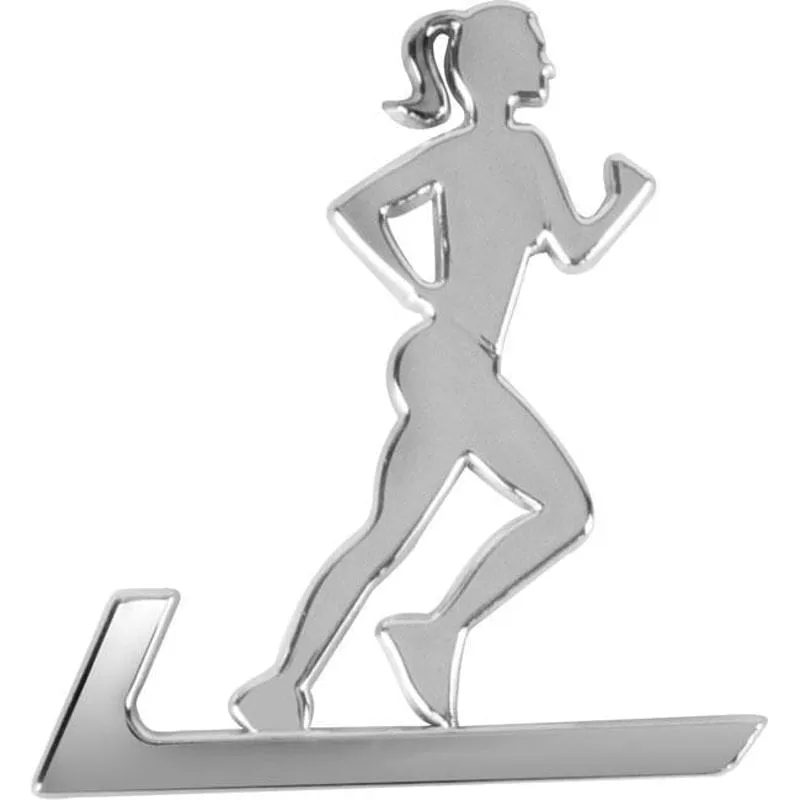 Emblema Corrida feminino Cromado Fox TRACK 1.0 Flex 12V 5p