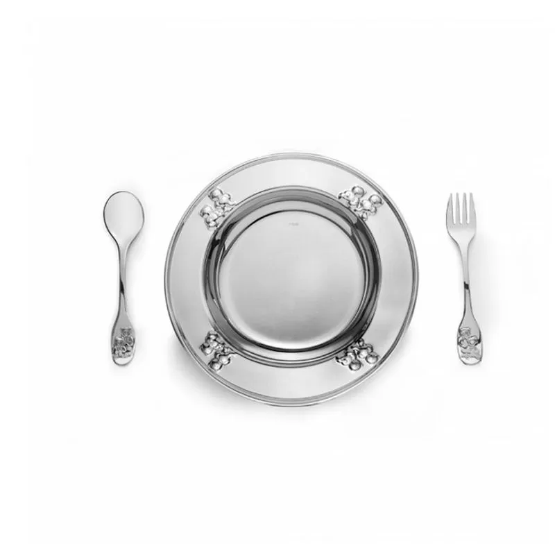 Prato Vercelli com Talheres Inox Riva