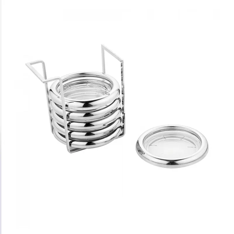 Porta Copos Linea Inox 6 Peças Riva