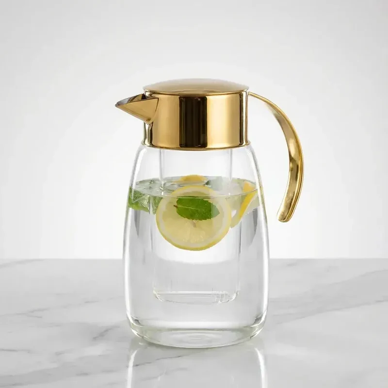 Jarra Catania Inox Revestido com Ouro 24k 2L Riva