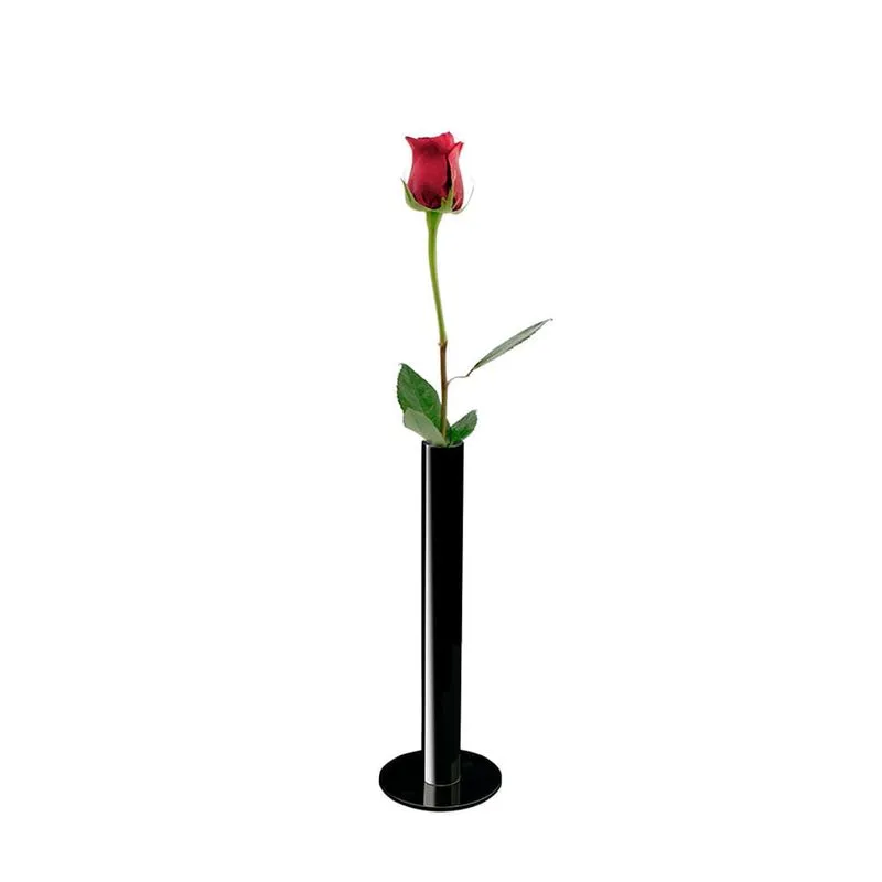 Vaso Solitário Niquel Preto Black Riva