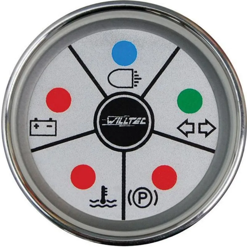 Sinaleira 52 Mm Asia Motors Topic Fundo Cinza