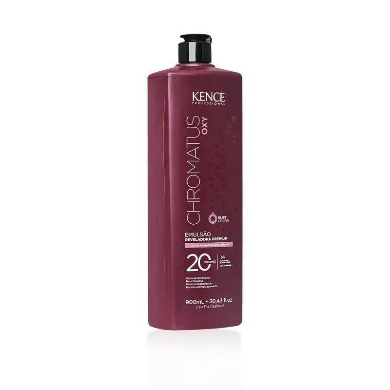 Emulsão Oxidante Premium 20 Volumes 900ml Chromatus Oxykence