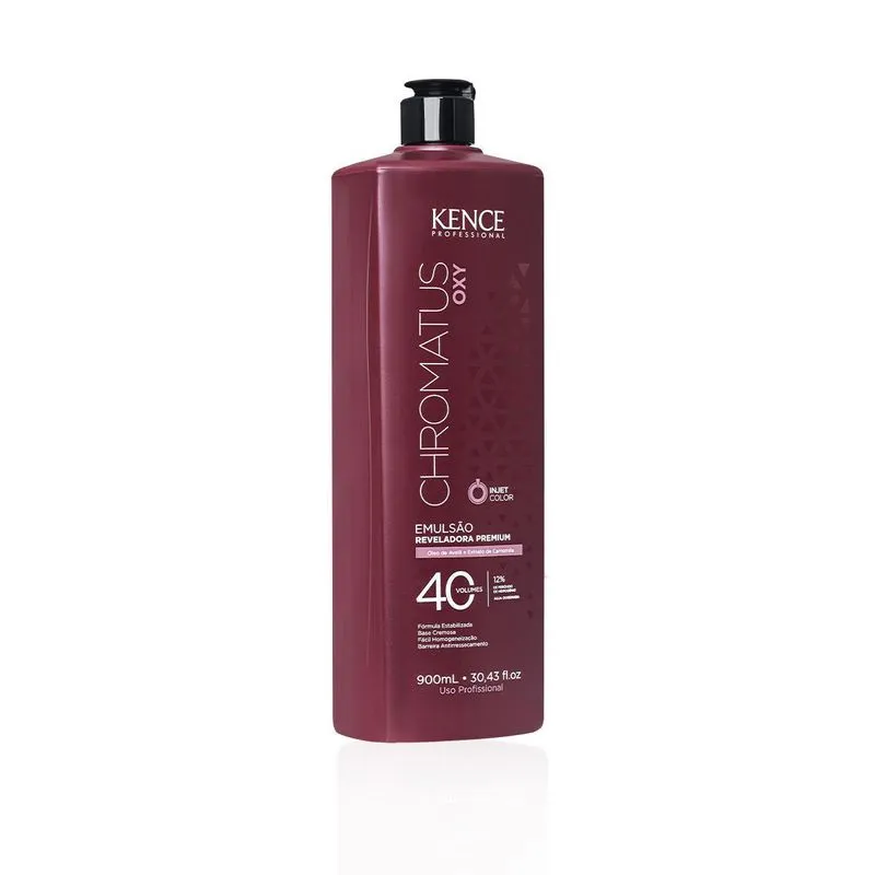 Emulsão Oxidante Premium 40 Volumes 900ml Chromatus Oxykence