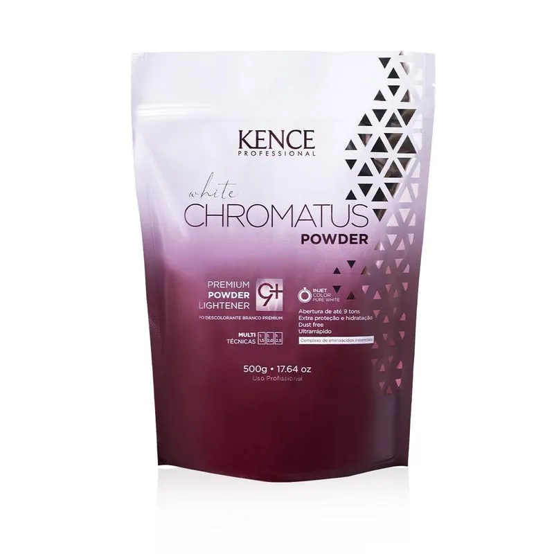 Pó Descolorante Branco Premium 9+ 500g Chromatus Kence