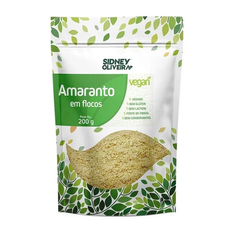 Amaranto Flocos 200g Sidney Oliveira