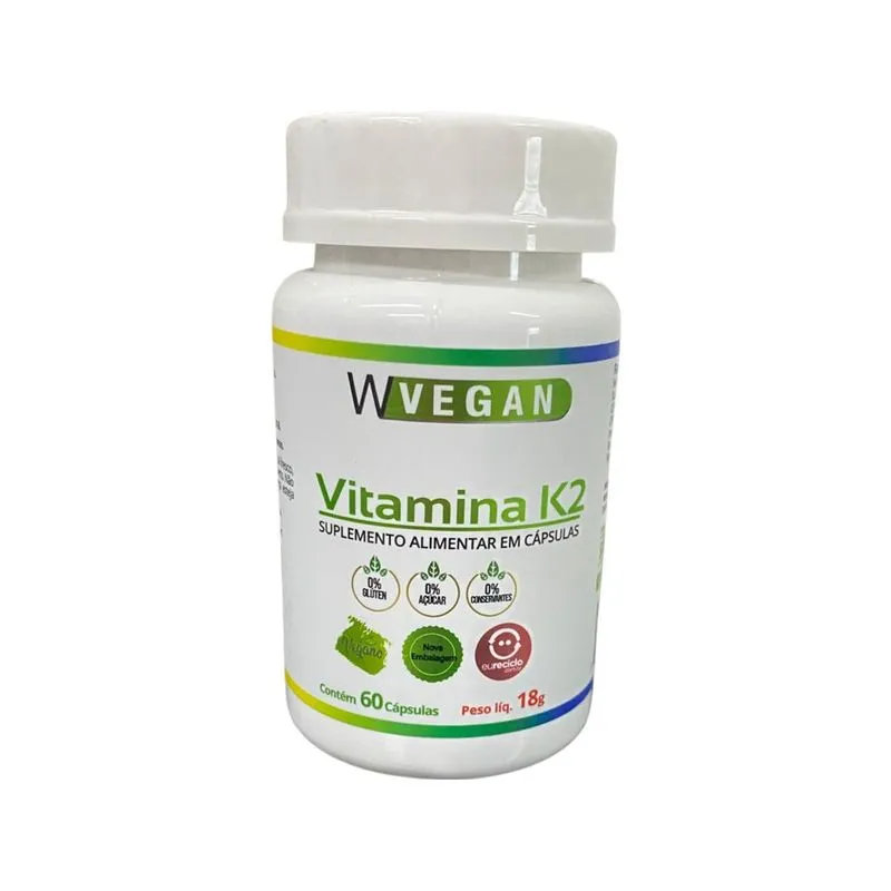 Vitamina K2 MK7 60 capsulas WVegan