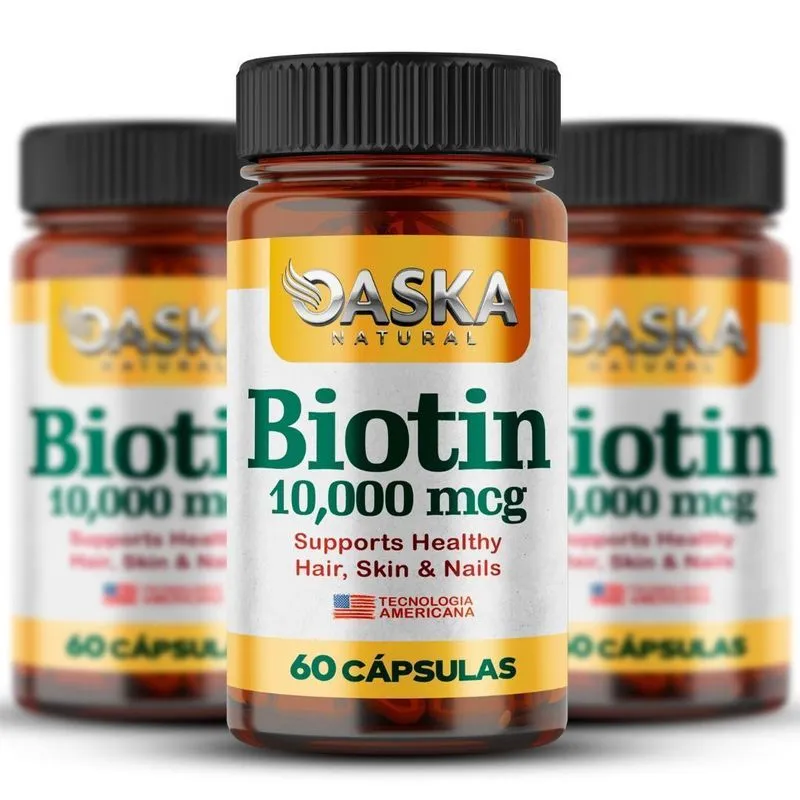 Kit Biotin Para Crescimento Capilar Acelerado Viramina B7
