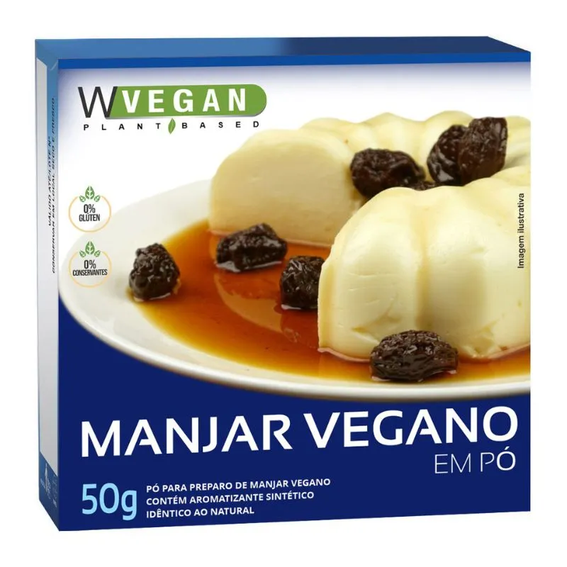 Manjar Coco Vegano Em Pó 50g Herbalmedica