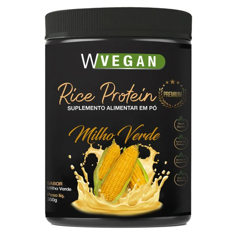 Rice Protein Premium 350g Sabor Milho Verde DHA Arroz