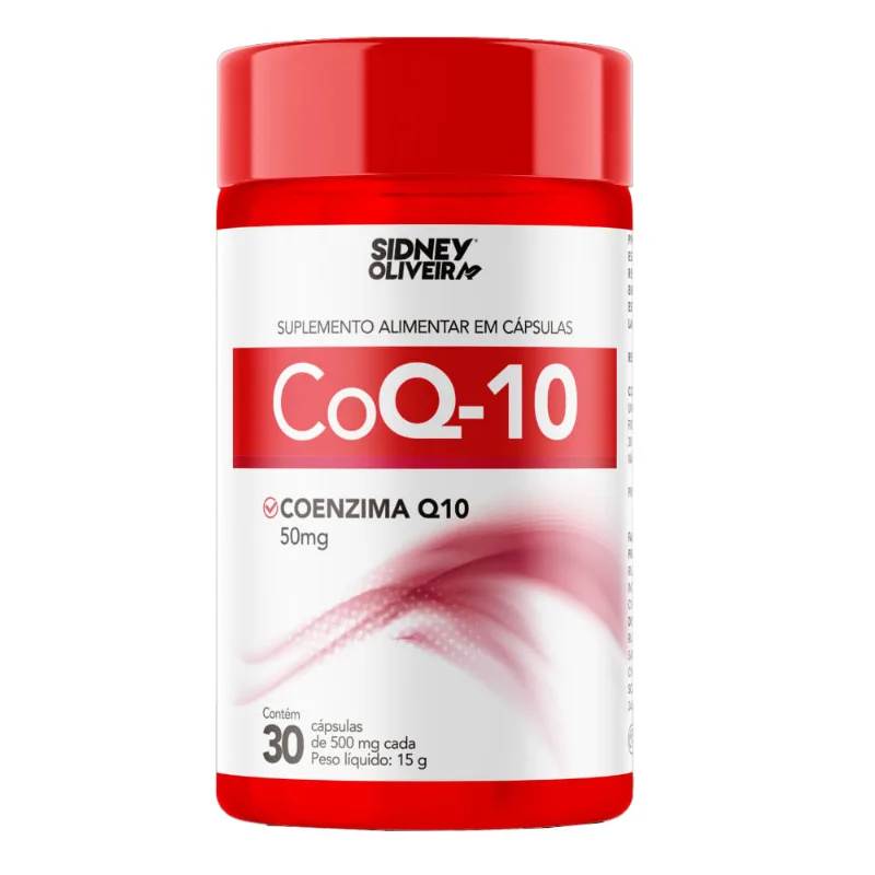 Coenzima q10 50mg 30 Cápsulas Sidney Oliveira Jequiti 30 Capsulas