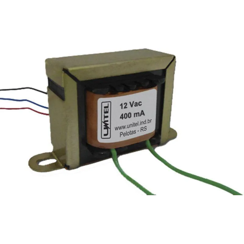 Transformador De Uso Geral 12Vac 400Ma Unitel