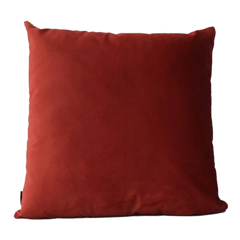 Almofada Decortextil Veludo Soft Liso Ocre 52X52 cm