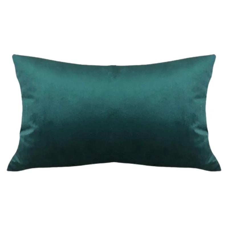 Almofada Baguete Veludo Verde 233-20 35X20X58Cm Decortextil