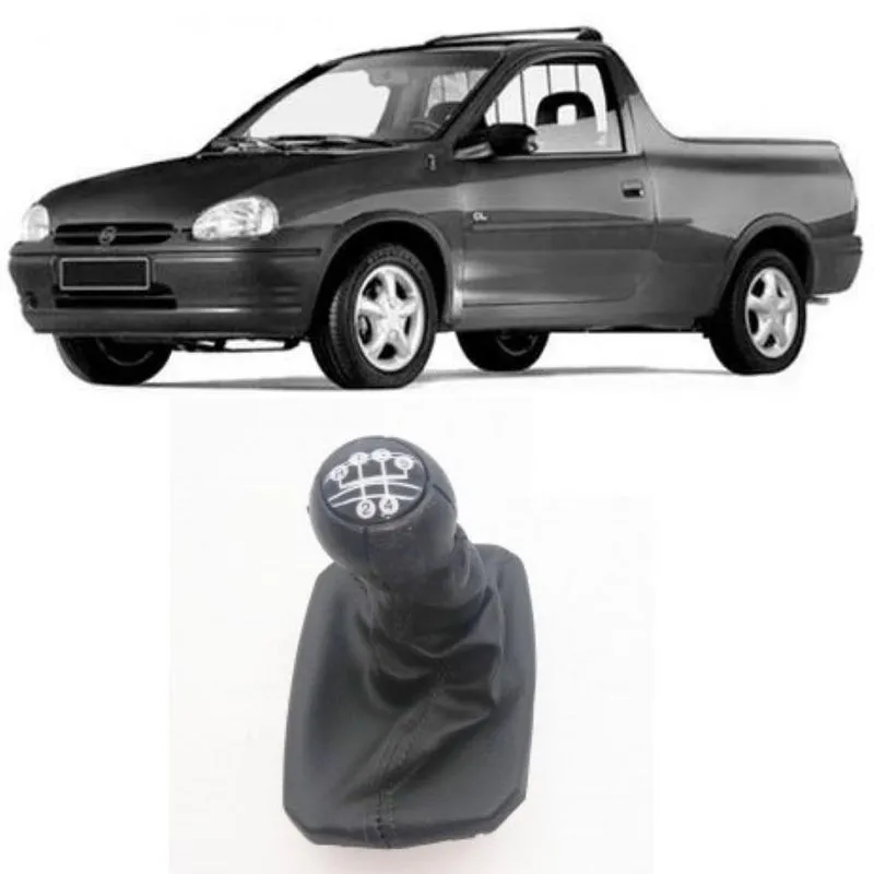 Coifa Câmbio Corsa/pick-up 95 À 02 Napa Preta Com Base Bola
