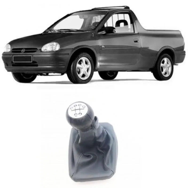 Coifa Câmbio Corsa/pick-up 95 À 02 Napa Cinza Com Base Bola