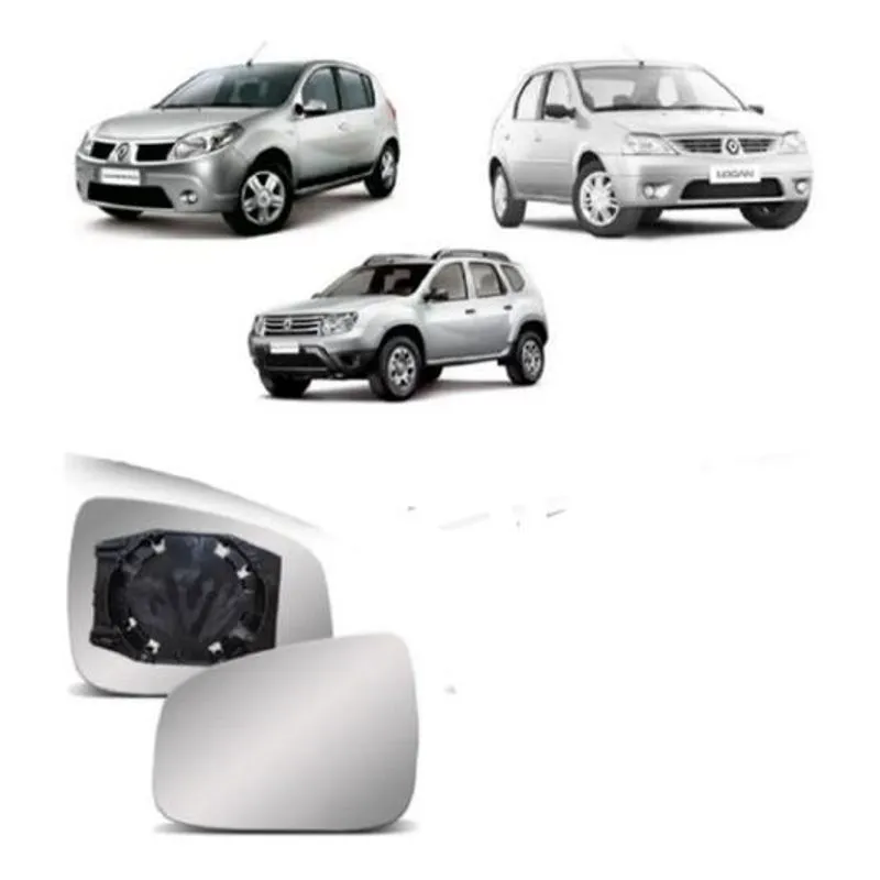 Lente Espelho Retrovisor Duster 2009 10 11 Esquerdo
