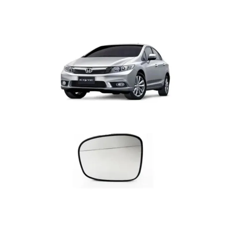 Lente Retrovisor New Civic 2012 2013 2014 2015 L/E