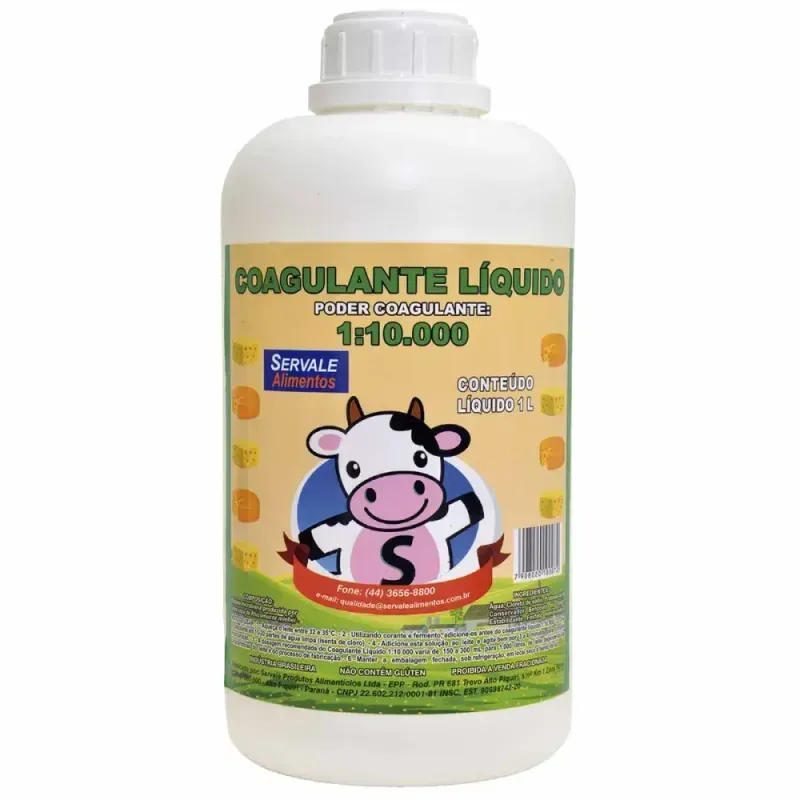 Coalho Liquido 1:10000 1 Litro