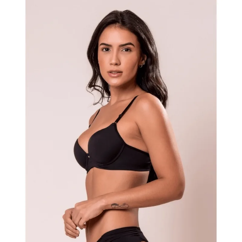 Sutiã Nayane Rodrigues ST 01 11 0001 em Microfibra Básico Cacau Sutiã Nayane Rodrigues ST 01 11 0001 em Microfibra Básico Preto 46