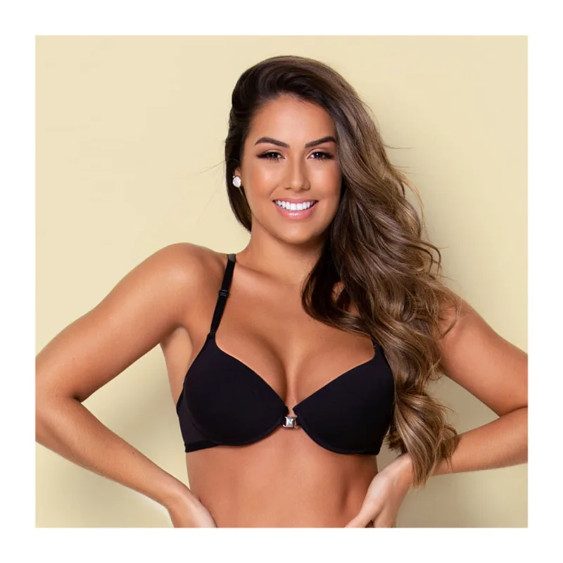 Sutiã Nayane Rodrigues ST 01 08 0001 Push Up Nadador Preto Sutiã Nayane Rodrigues ST 01 08 0001 Push Up Nadador Chocolate 46