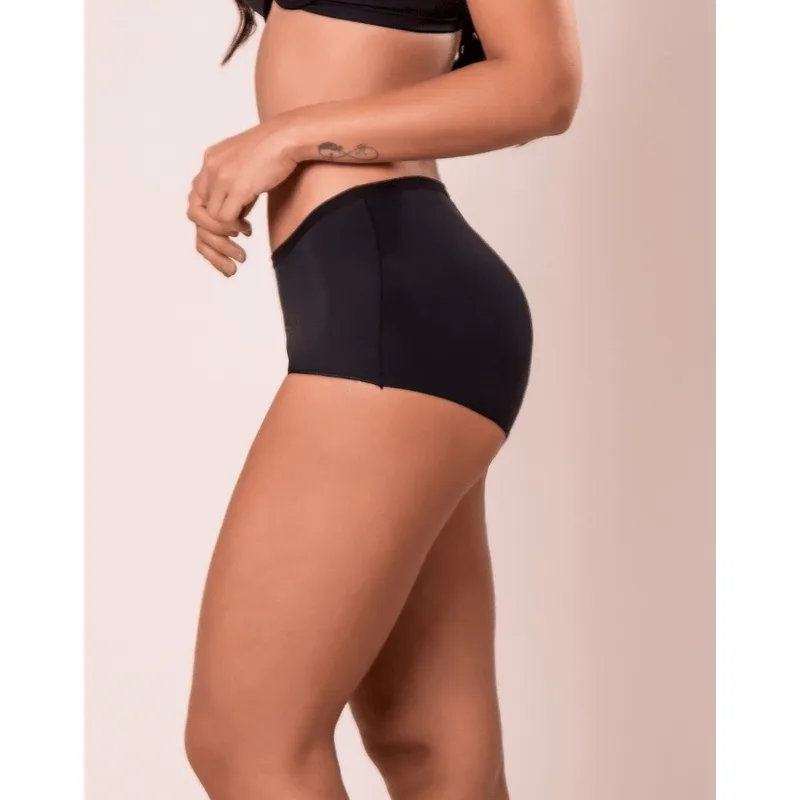 Calcinha Nayane Rodrigues CA 05 08 0001 Calecon com Enchimento Preto P