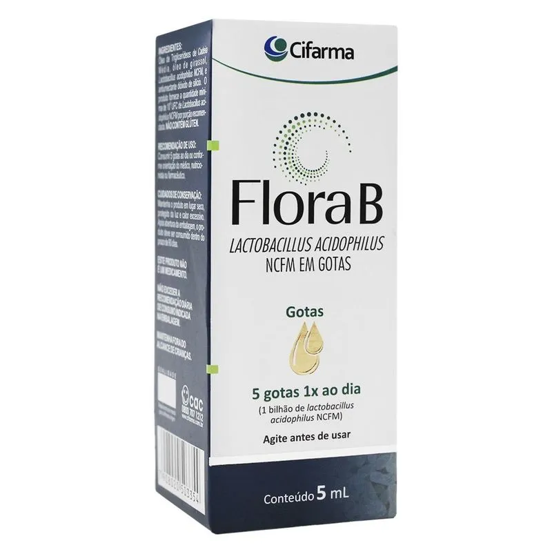 Flora B Gotas 5 gotas Cifarma 5 mL