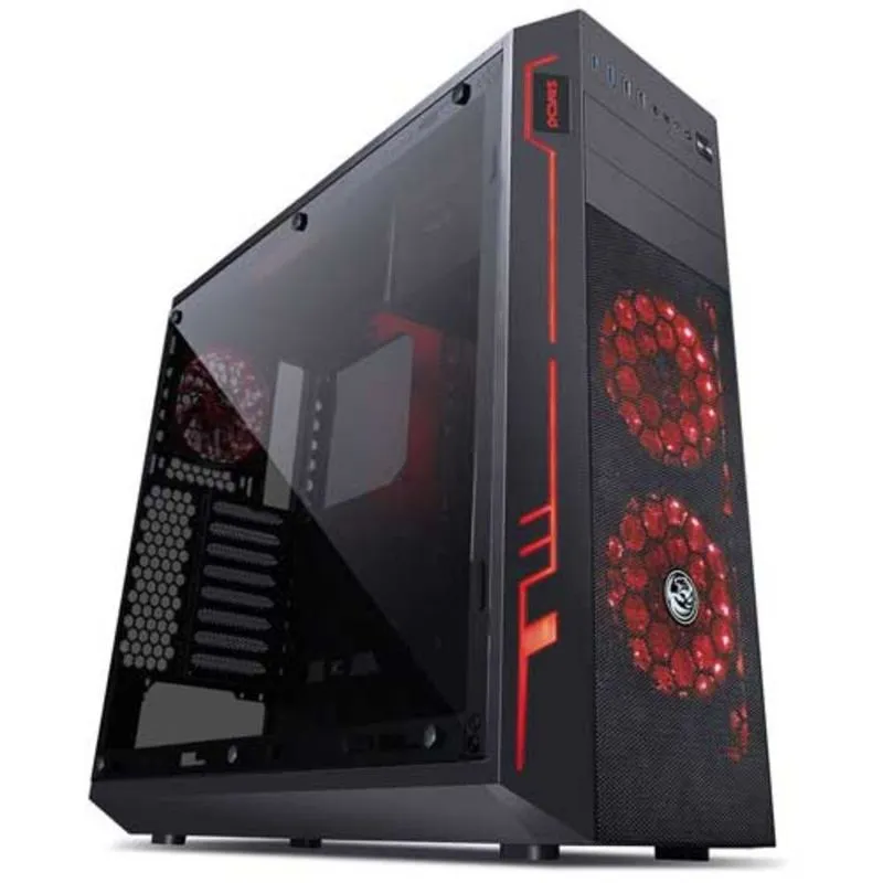 Gabinete ATX - PCYES - Preto - Spirit - SPIPTO7C3FCA2 - 26924