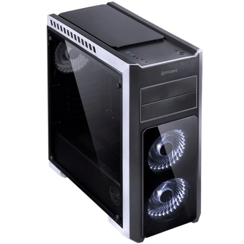 Gabinete ATX - PCYES - Preto/Branco - Tank - TANBPBCO3FCVT - 26925