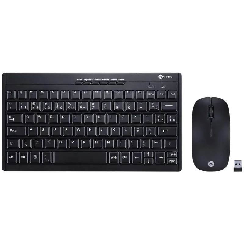 Kit Teclado Mini E Mouse Sem Fio Dynamic Flat - Dc110
