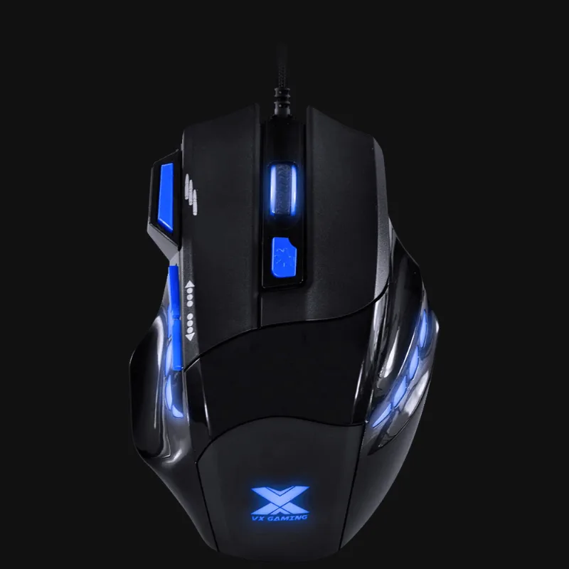 Mouse Gamer Black Widow 2400 DPI VX Gaming GM104 Vinik 2842 PT/AZ