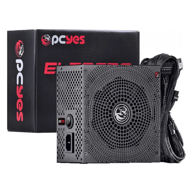 Fonte ATX - 600W - PCYes Electro V2 80 Plus White