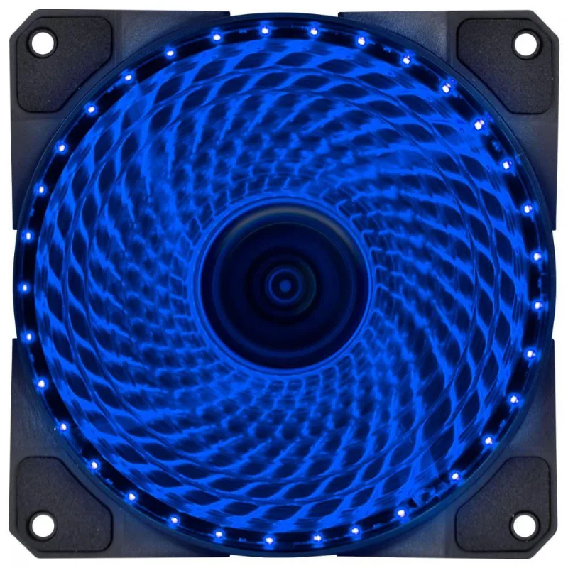 Fan/cooler Vx Gaming V.lumi 33 Pontos De Led 120x120 Azul - Vlumi33b