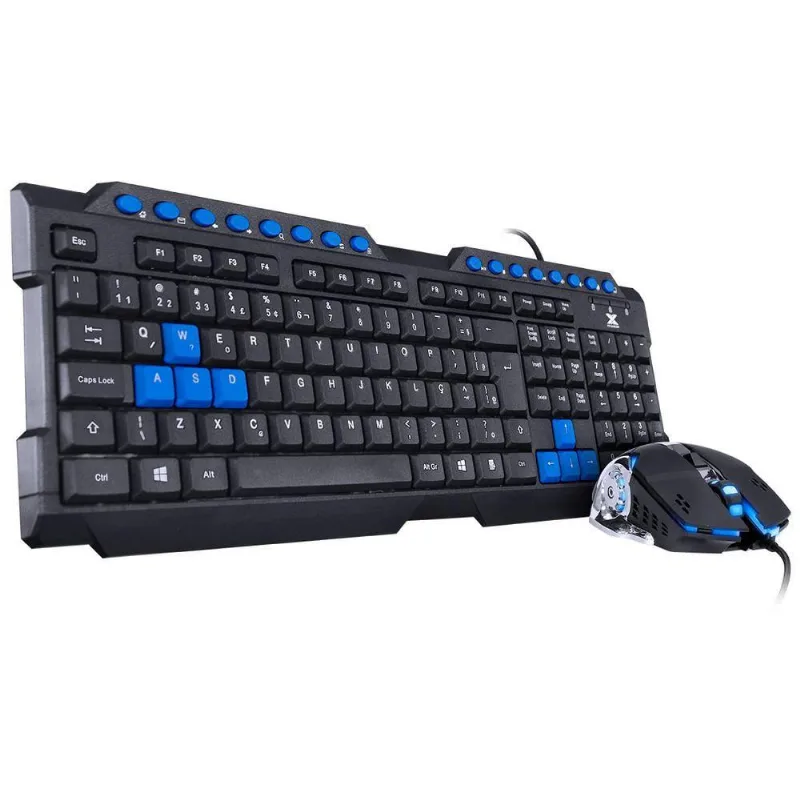 Kit Teclado E Mouse Gamer Grifo - Mouse 2400 Dpi Cabo Usb 1.
