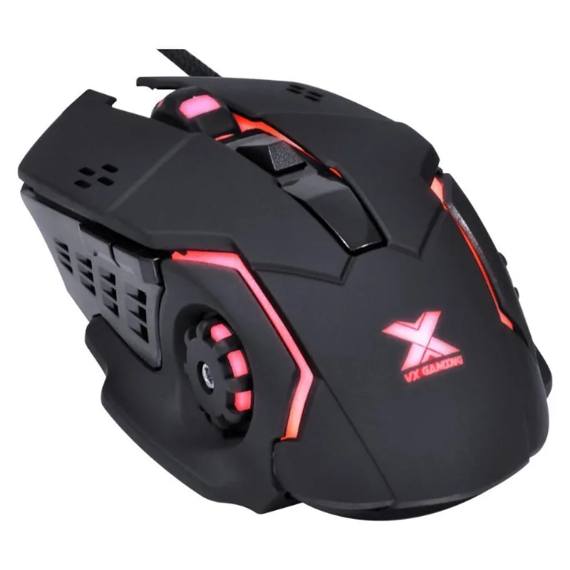 Mouse Gamer Vx Gaming Galatica 2400 Dpi Led Vermelho