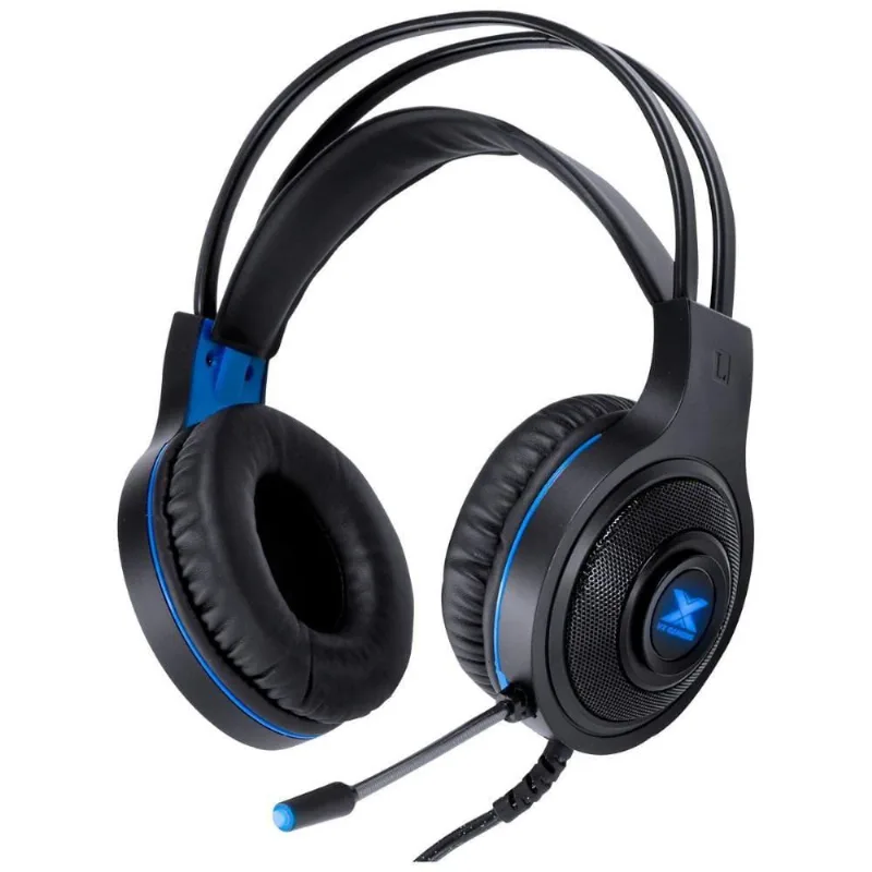 Headset Gamer Vx Gaming Lugh Led Azul Usb Vinik