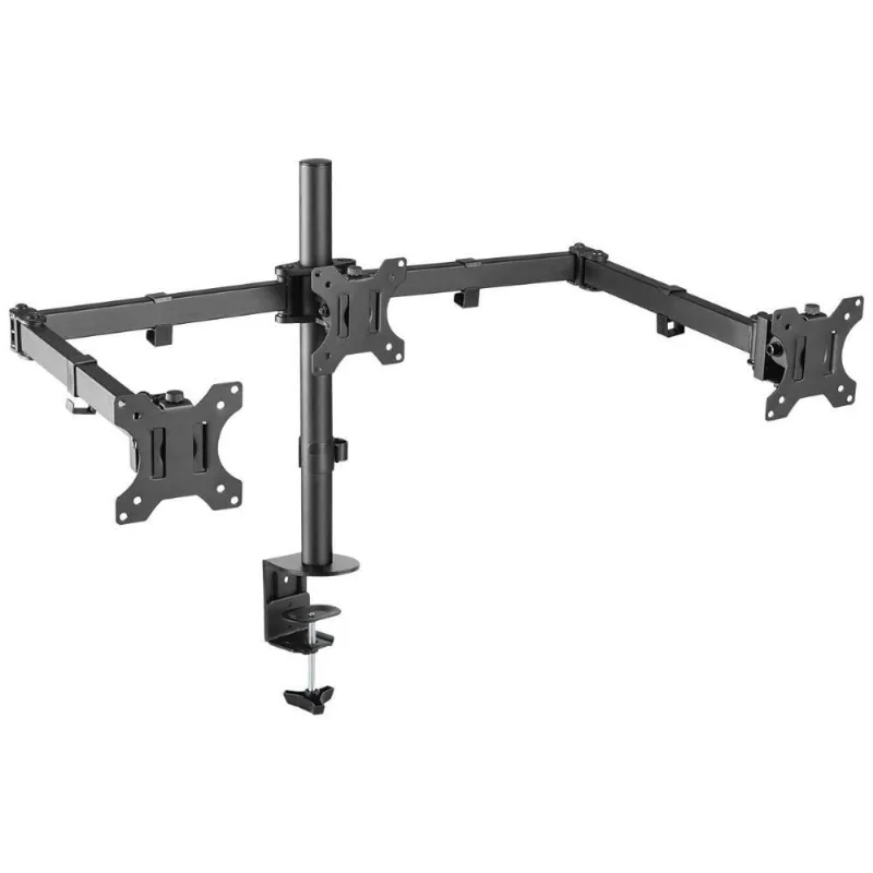 Suporte para 3 Monitores 13" a 27" Vesa 100x100 Vinik