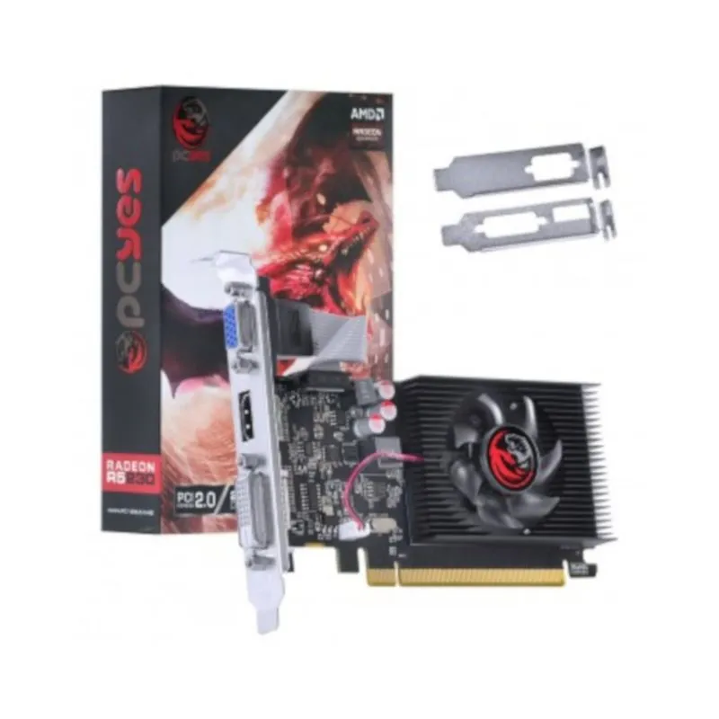 Placa de vídeo - AMD Radeon R5 230 (2GB / PCI-E) - PcYes - PJ230R56402GD3LP