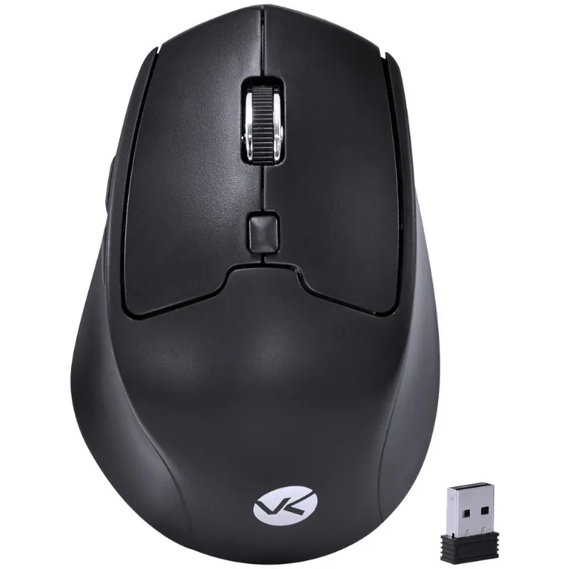 Mouse Sem Fio PM200 Recarregavel 1600 DPI VINIK Preto