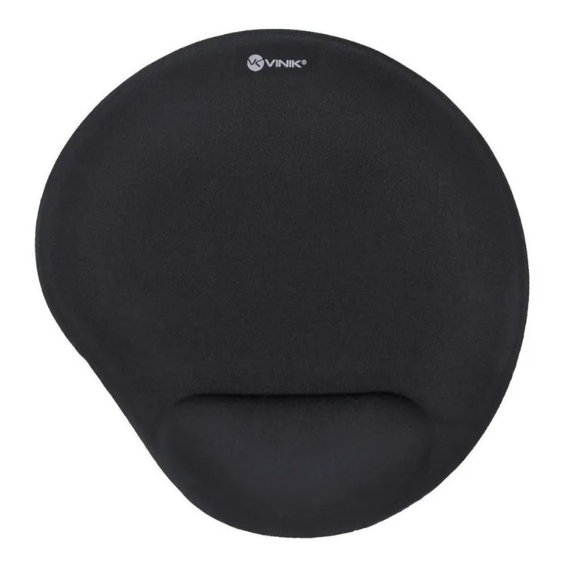 Mouse Pad Com Apoio Em Gel E Base Emborrachada Preto - Mpg-0