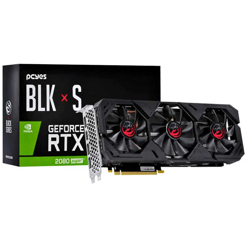 Placa de Video NVIDIA RTX PCYES 2080 SUPER OC PP2080SOC8DR6256 8G GDDR6 256BIT