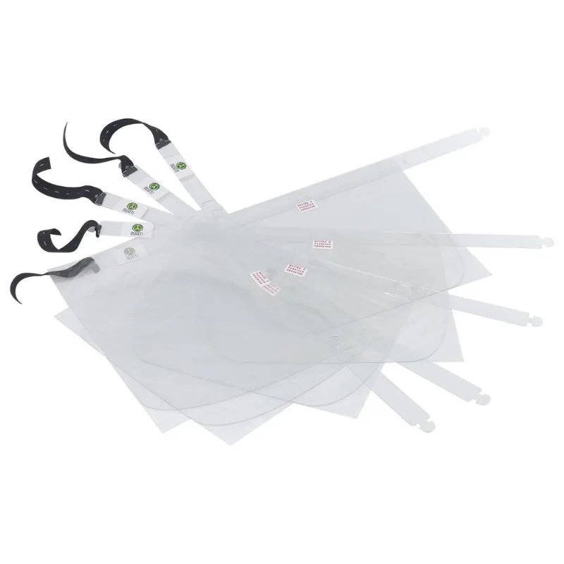 Máscara Facial Face Shield PETG Kit 10 Unidades QUATI