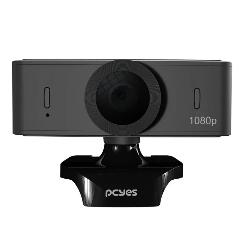 Webcam Pcyes Raza Full Hd 1080P Com Microfone Fhd-02 Preta