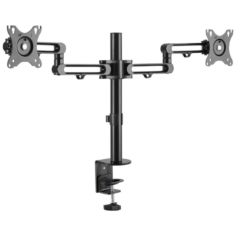 Suporte Para 2 Monitores De 17 A 32 Articulado Rotacao 360