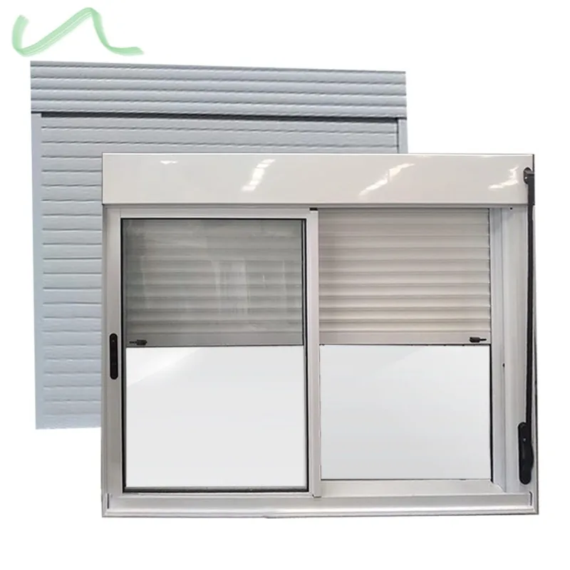 Janela De Aluminio Branco Com Persiana Integrada 120x120cm Antirruído Blackout