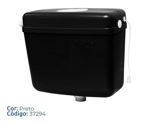 Caixa Descarga Alumasa Preta