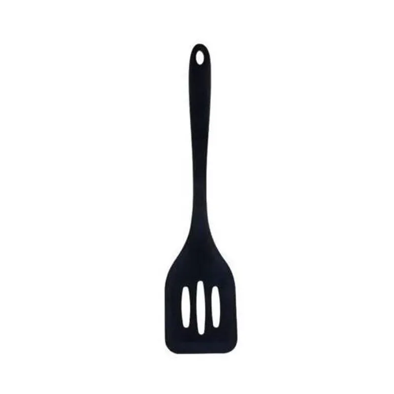 Espátula Vazada De Silicone 29Cm