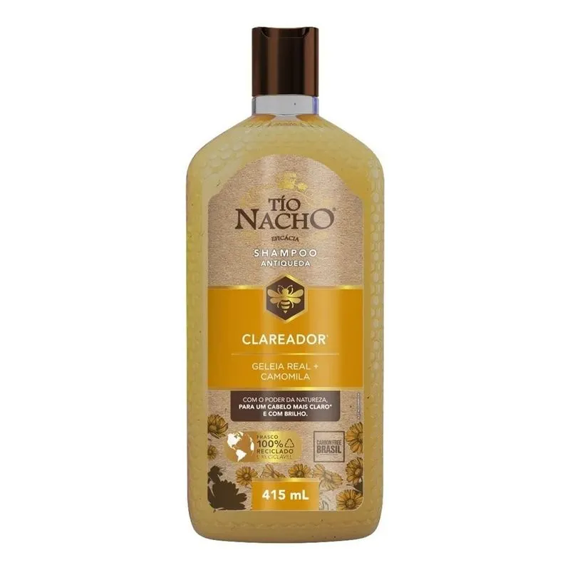Tío Nacho Profissional Antiqueda Clareador 415ml Shampoo Em